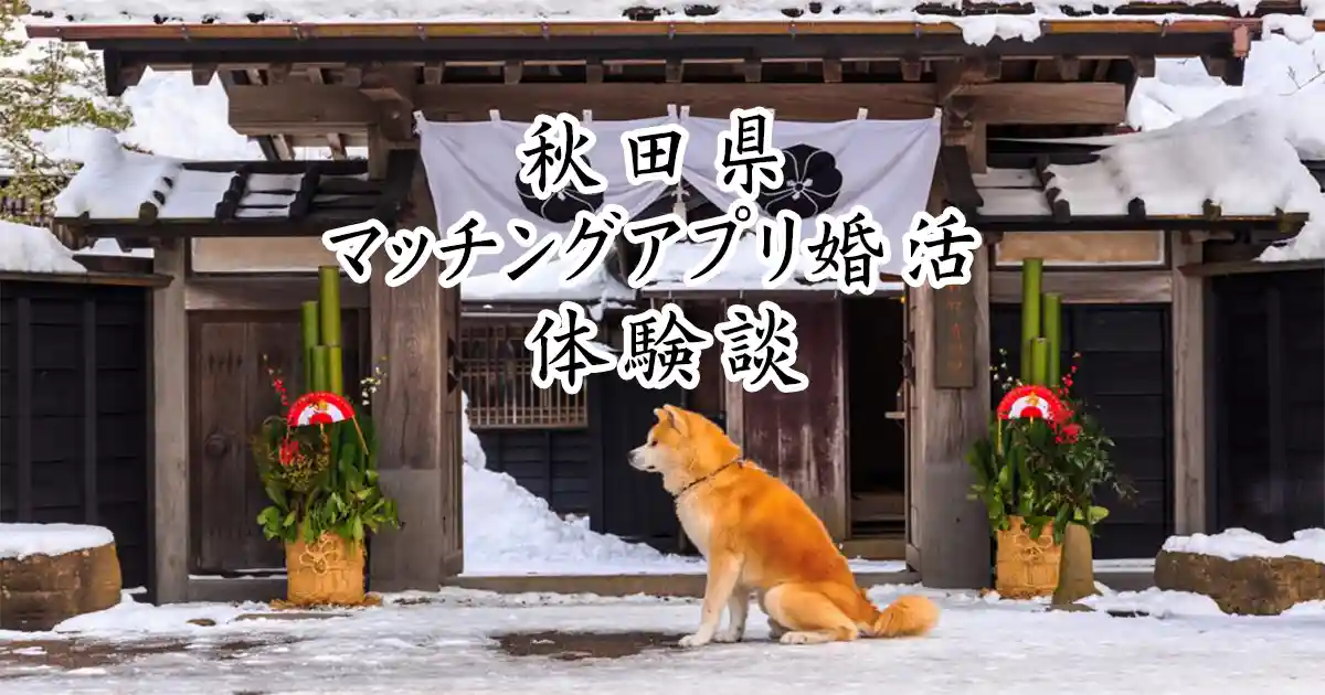 秋田県無料でマッチングアプリ婚活体験談