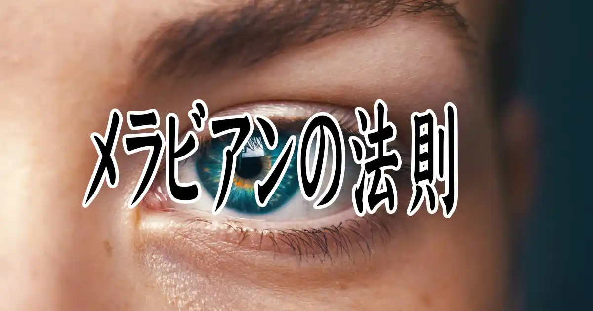 メラビアンの法則